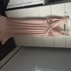 Elegant Pink Evening Gown